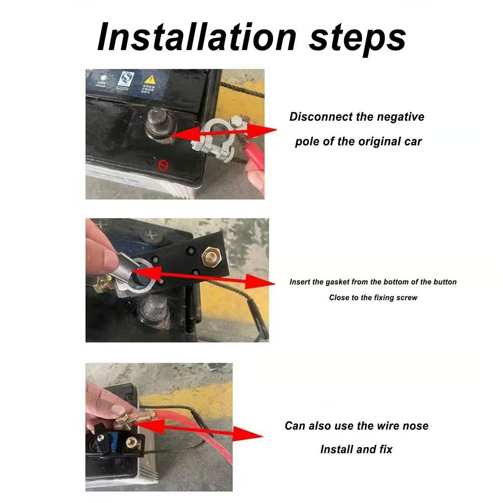 🔋🚗 Car Battery Disconnect Switch – Safe. Easy Power Cut-Off & Anti-Drain Protection ✨