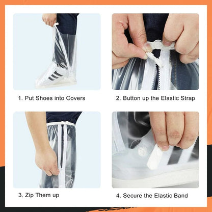 Suitable for wide feet - ❤️All-Round Long Waterproof Boot Cover（Universal Size S）