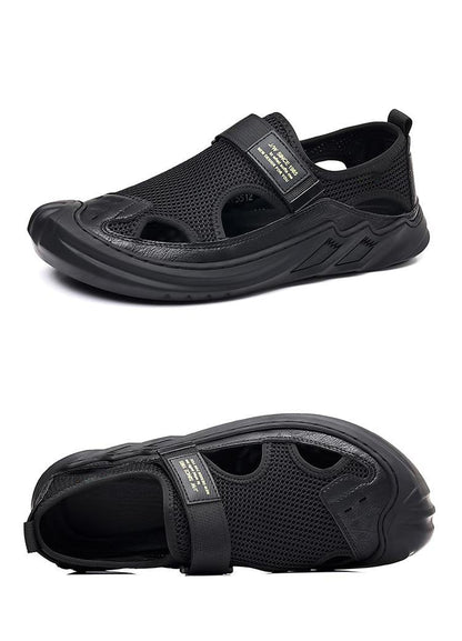 Men's Buckled Knitted Orthopaedic Sandals