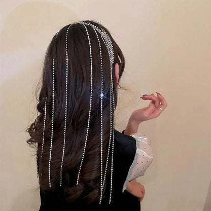 Diamond Headband Aristocratic Style Princess Temperament Niche Design Exquisite for Women Girls